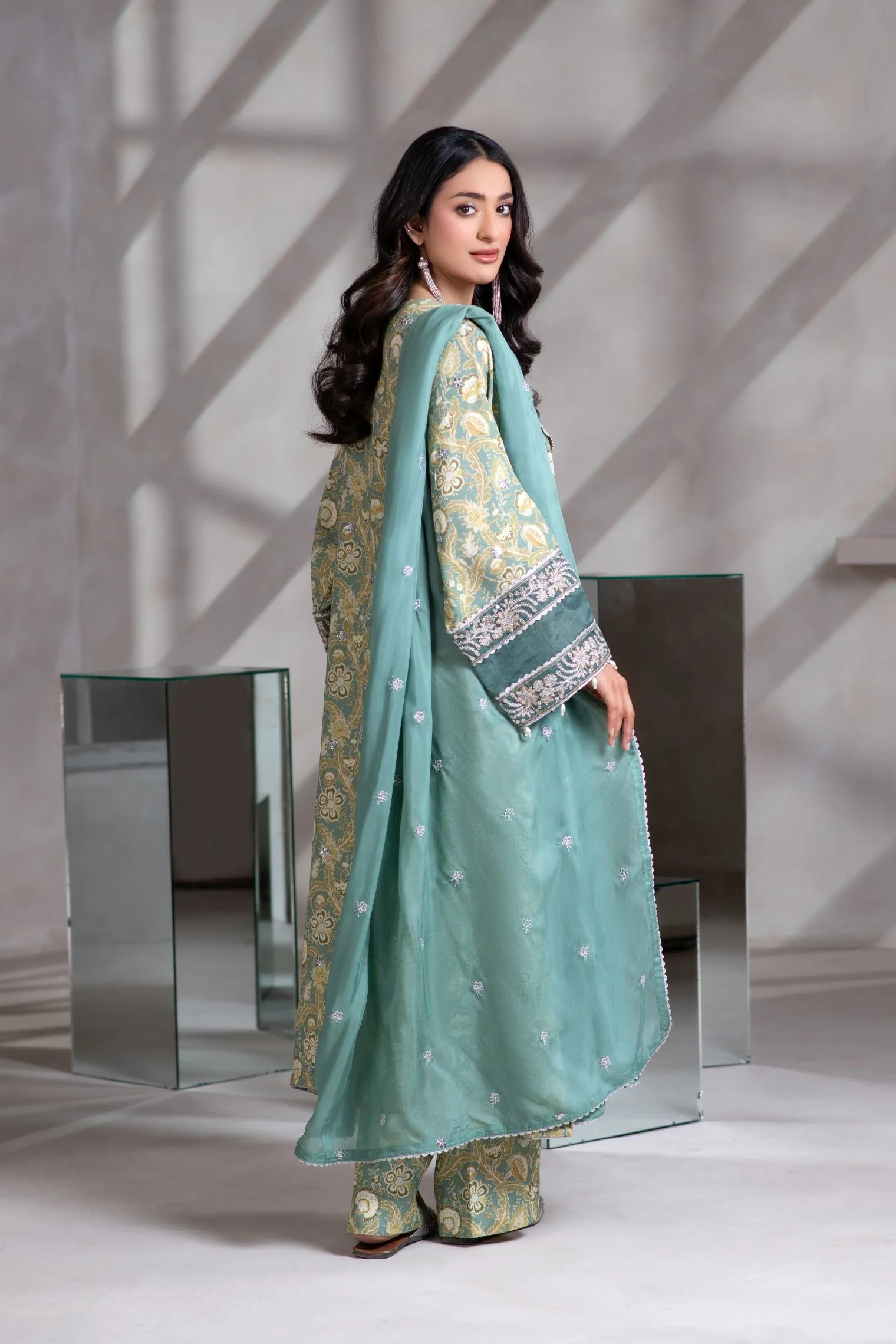 Motif Soft Karandi Embroidered Suit-053 - Image 3