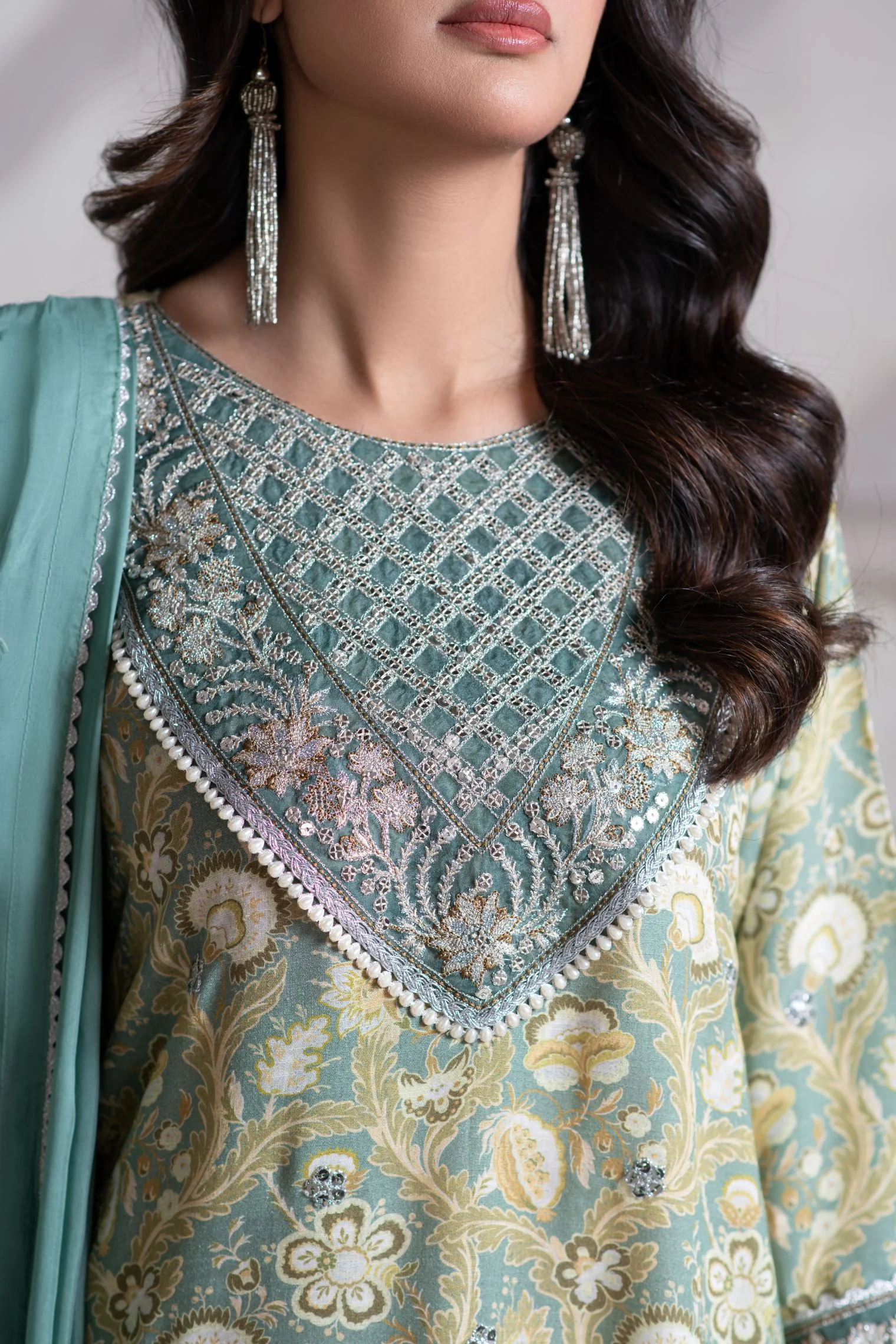 Motif Soft Karandi Embroidered Suit-053 - Image 5