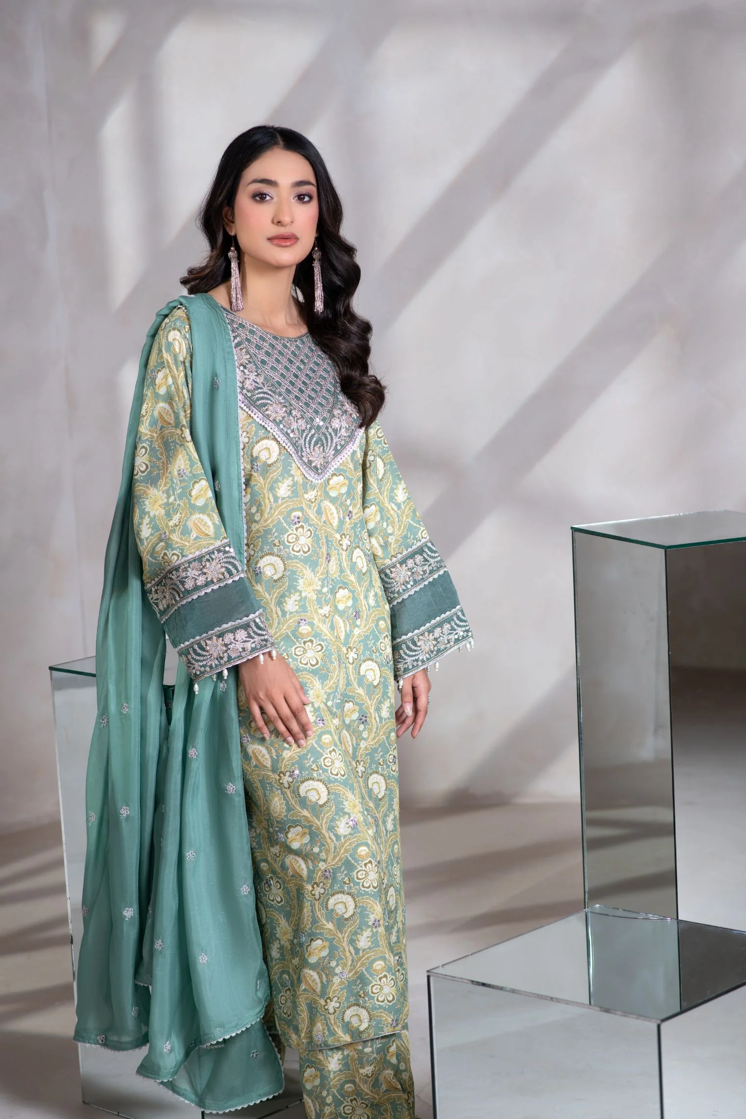 Motif Soft Karandi Embroidered Suit-053 - Image 6